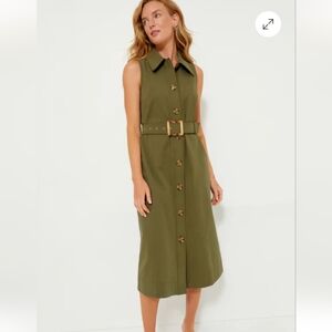 Tuckernuck Army Green Chamberlin Dress